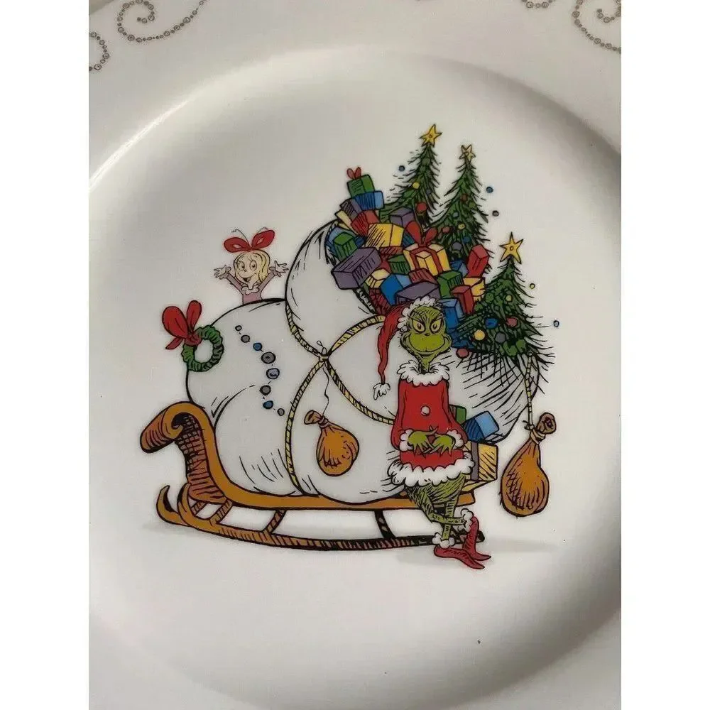 Set Of 2 Dr Seuss The Grinch Who Stole Christmas 10.5